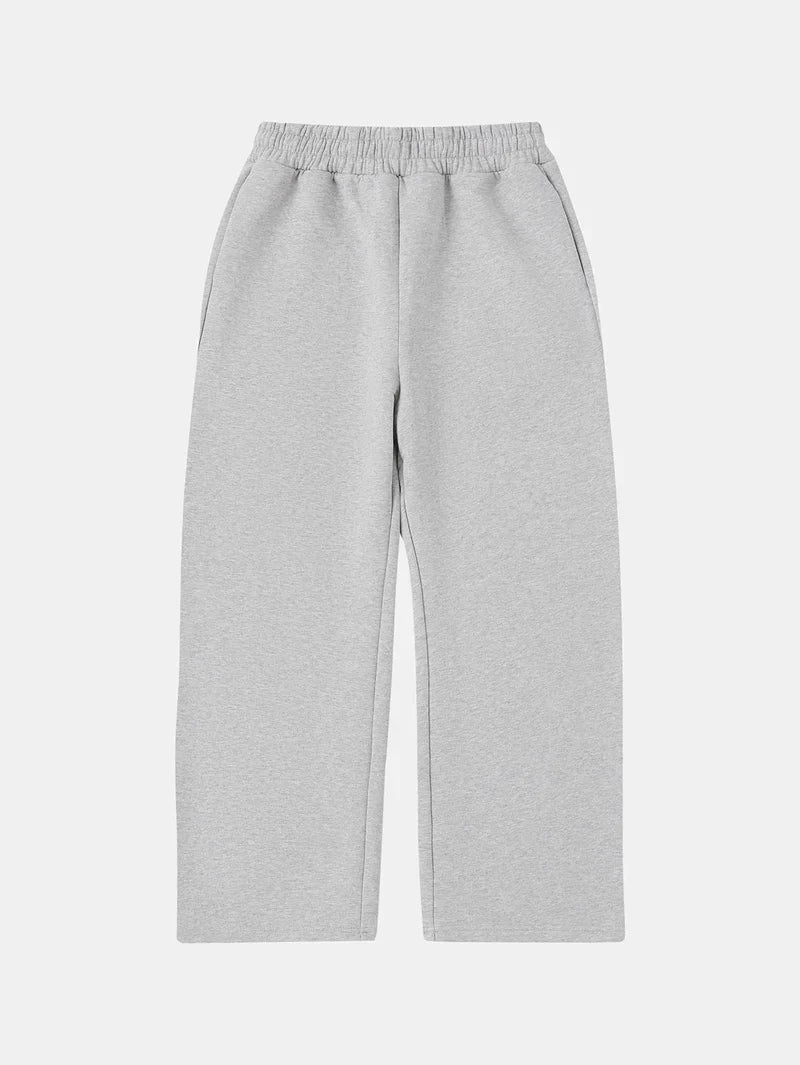 Wide Leg Sweatpants in gray