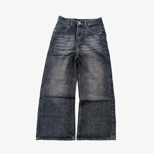 Black Washed Jeans front