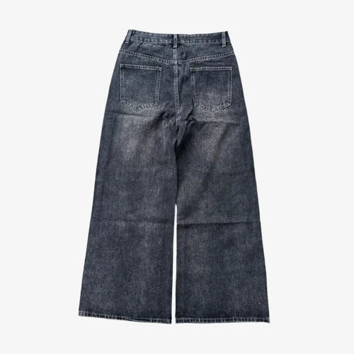 Black Washed Jeans side